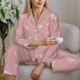 thumbnail image 6 of Sikiie Funny Chicken Women's Long-Sleeve Shirt and Full-Length Bottom Pajama Set (s-xxl)-Small, 6 of 7