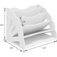thumbnail image 2 of Natwind PVC 5 Compartments Letter-Size Desk File Organizer, 2 of 8