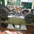 thumbnail image 3 of Juego de 8 barras de acoplamiento de metal, compatible con piezas de vehículos RC Crawler 1/10 (rojo), 3 of 4