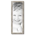 thumbnail image 2 of ArtToFrames 11x32" Antique Silver Panel Picture Frame, Silver Wood Poster Frame, with Regular Acrylic and 2 (FBPL-4760), 2 of 7