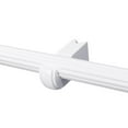 thumbnail image 2 of Lumi Mix & Match 1-3/8 in. Wood Single Curtain Rod, White, 8FT (2-piece 4FT rod), 2 of 11