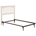thumbnail image 1 of Atlantic Furniture AR8720102 Tête de Lit de Mission avec Cadre de Lit en Métal - White&44; Taille Simple, 1 of 1