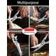 thumbnail image 5 of Muyoka Tijeras de cocina de servicio pesado Tijeras de hueso de pollo de acero inoxidable con estuche de cuero Tijeras grandes Accesorios Herramientas para cortar carne de pollo Hueso vegetal Muyoka Hogar, 5 of 7
