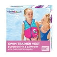 thumbnail image 4 of SwimSchool Medium/Large UPF 50 Flex Foam Floatation Swim Trainer Vest, Pink/Aqua, 4 of 5