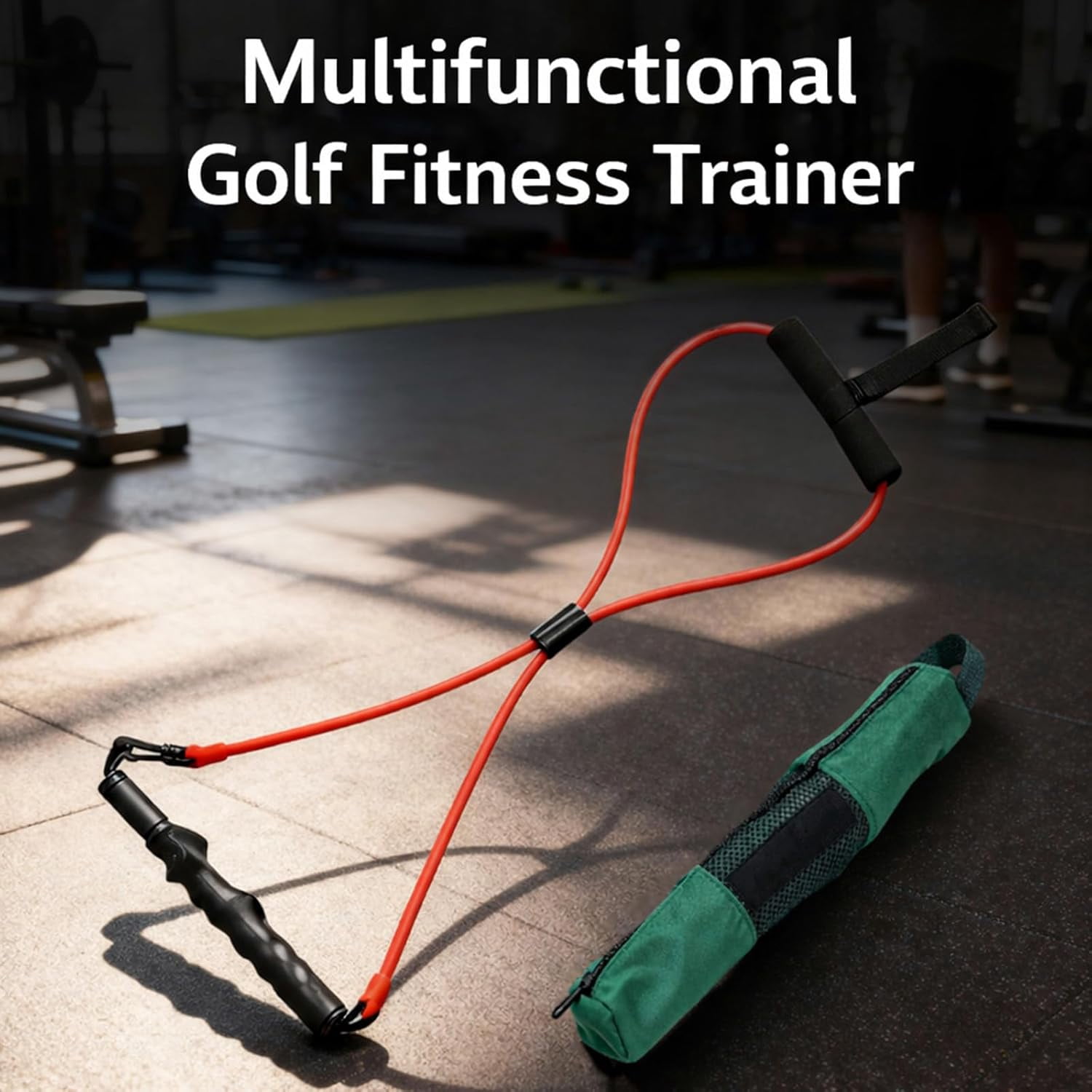 A99 Golf Men & Women Exercise Resistance Bands Comfort Handles Great for Workouts Physical Therapy Yoga Exercise Bands Pull up Bands, Red