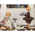 thumbnail image 3 of Smith, Jesse Willcox 24x19 Black Modern Framed Museum Art Print Titled - Curly Locks, 3 of 5