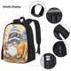 thumbnail image 3 of Fotbe Hello Summer Cute Gnome Set Escolar 3 en 1 para Niños - Mochila Duradera con Lonchera Aislante y Estuche para Lápices - Mochila Escolar para Niños y Niñas, 3 of 7