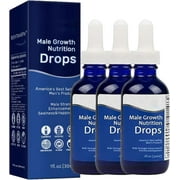 WUHU Nova Bioscience Performance Oil for Men, Revitahepa Male Growth Nutrition Drops, Nexusbio Labs Complex Men's Drops 30ml/1.05oz (3Pcs)