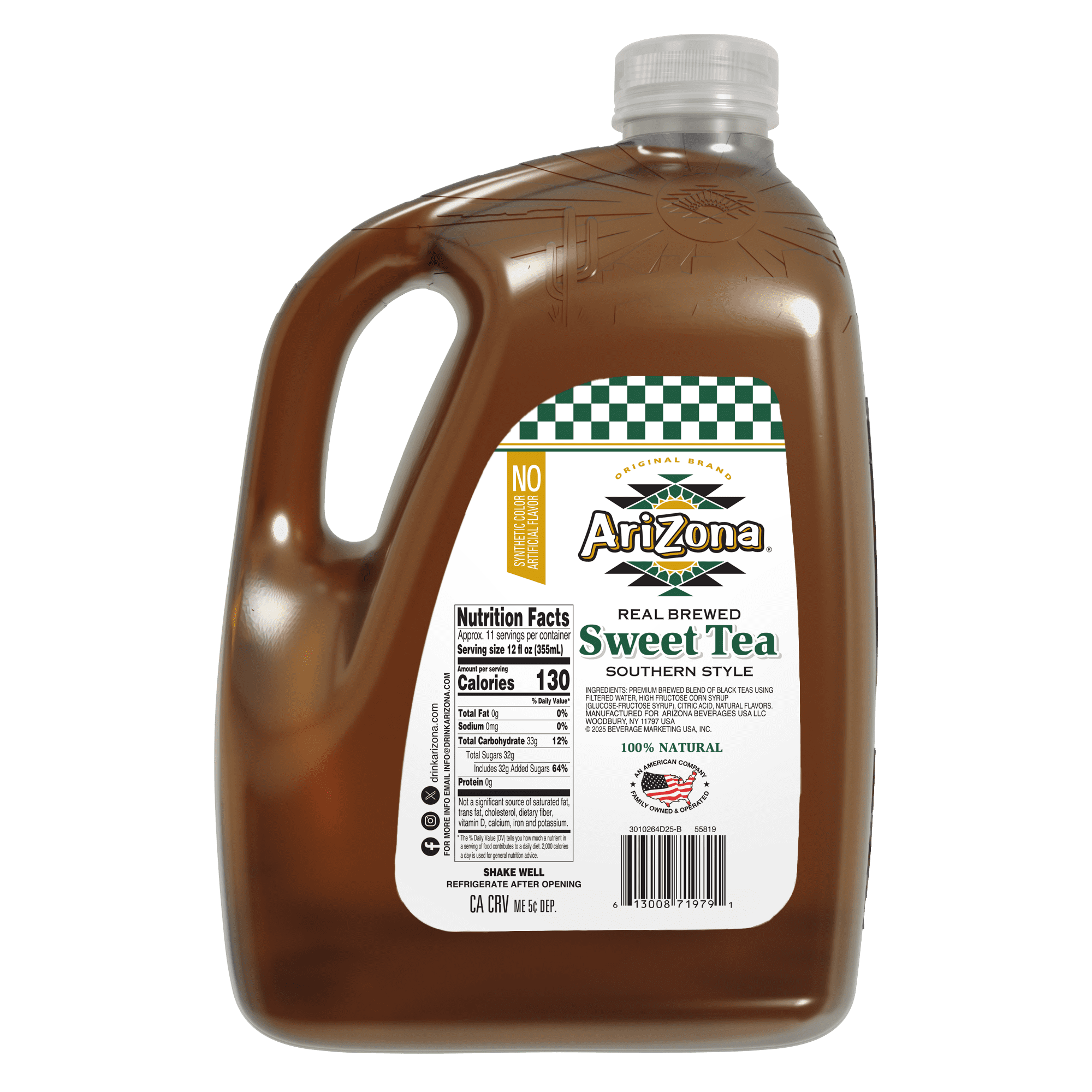 (4 pack) AriZona Sweet Tea Southern Style - 128 fl oz Gallon