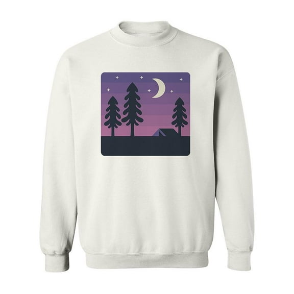 Camping Landscape In The Woods Sweatshirt Men -Image by Shutterstock, Male Small