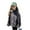 Black, variant on Perforated Denim Shading Female Fashion Versatile Baseball Cap Star Was Hat