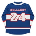 thumbnail image 4 of Heated Rivalry Inspired Shane Hollander 24 Hockey Navy Jersey Long Sleeves T-shirt Unisex Sweatshirt Sports Top, 4 of 4