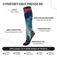 thumbnail image 2 of Pofeuu Fantasy Mushrooms Print Compression Socks for Women & Men Circulation - Best Support for Nurses,Running,Athletic,Sports, 2 of 7