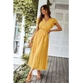 thumbnail image 2 of Vestido PRETTYGARDEN Maxi Floral con Volantes y Escote Cruzado Talla Grande, 2 of 7