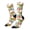 2 Black-2, variant on Gnome and Surfing Print Adult Socks for Men & Women,Calf Socks, Ankle Socks,Boots Socks,Breathable Casual Sock,Unisex Crew Socks