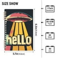 thumbnail image 2 of FORMRS 1-Subject Spiral Notebook 8" x 5" College Ruled 60 Refillable Sheet A5 Hard Cover, 2 Pack, Red UFO, 2 of 7