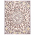 thumbnail image 2 of SAFAVIEH Paradise Caden Floral Medallion Area Rug, Purple/Cream, 6'7" x 6'7" Square, 2 of 7