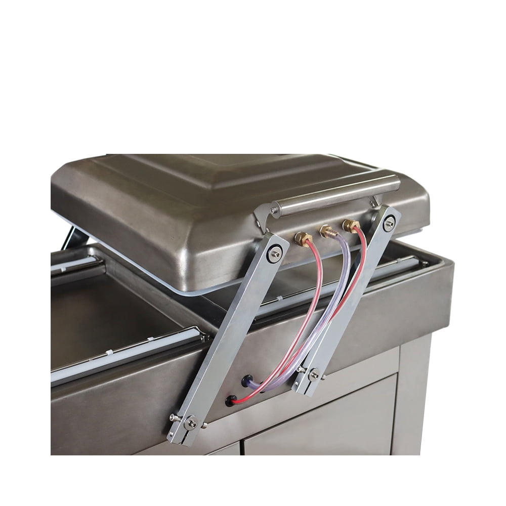 Two Chamber Vacuum Sealer Packaging Machine Food Saver Home Commercial Sealing Bars 220V 15.7 Inch