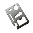 thumbnail image 3 of fastboy Multi-Purpose 11-in-1 Stainless Steel Survival Cutter Tool Outdoor Travel Camping Climing Emergency Card Pocket Cutter, 3 of 9