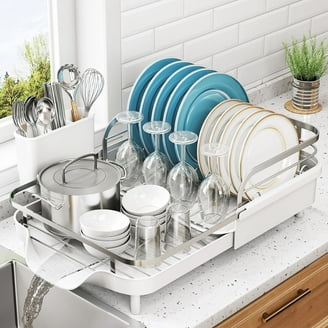 Sabatier Expandable Stainless Steel Dish Rack with Rust