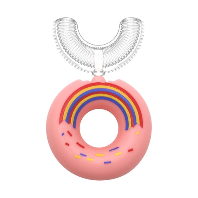Cepillo de dientes para niños pequeños Rosa 2-6 años