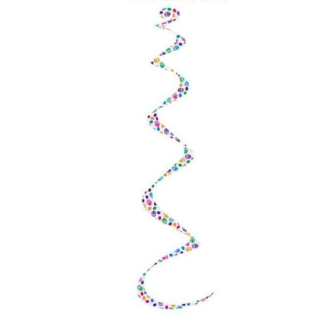 Printed Easter Egg Twirly Whirlys 24" - 6 Pack (5 Per Package)