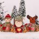 thumbnail image 2 of 3 bolsas de manzanas navideñas, bolsas de dulces navideños, bolsas de regalo de decoración navideña para muñecas (solo bolsa), bolsa de almacenamiento reutilizable con forma de alce, muñeco de nieve y, 2 of 5