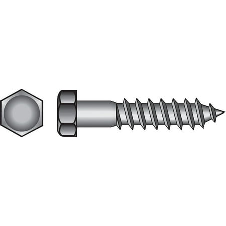 

The Hillman Group 1/2 Hot Dipped Galvanized Steel Hex Lag Screw