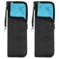 thumbnail image 1 of Uxcell 2-Pack Bolsas Húmedas para Paraguas, 4.9" x 13.39" Funda de Paraguas Portátil Impermeable para Viajes, Hogar y Exterior [Negro y Azul], 1 of 7