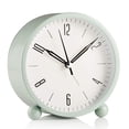 thumbnail image 1 of Reloj despertador redondo sin tictac, funciona con pilas y función de luz, reloj despertador súper silencioso, diseño simple y elegante para escritorio/dormitorio Zhivalor OTTO-2034712-2, 1 of 8