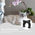 thumbnail image 2 of Miangastore Square Cat Door Abs 1 Set 10.6X9.1X2.4In, 2 of 8