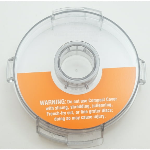 Cuisinart Food Processor Flat Cover with Cap, Tritan, DLC-116GTXT-1