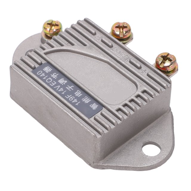 Voltage Regulator, High Resistance Accuracy Smart Generator Voltage Electronic Regulator Capacitance Aluminum Alloy 14V Lightweight For Maintenance