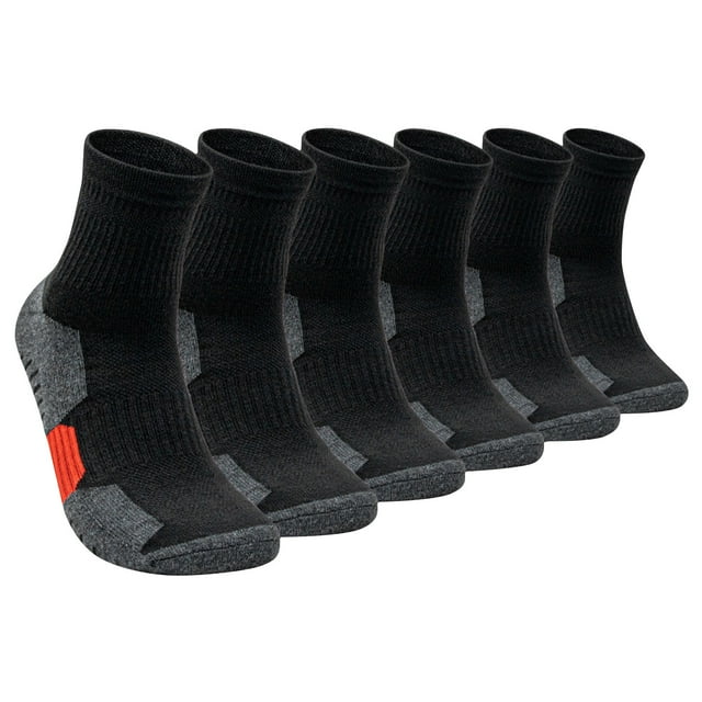 Thick Socks for Men 6 Pairs Thick Bottom Loop Elastic Training Exercise Tube Socks Men