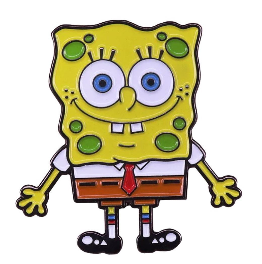 Mainstreet Classics Spongebob Character With Open Arms 1 25 Inches Tall Enamel Metal Pin Walmart Com Walmart Com