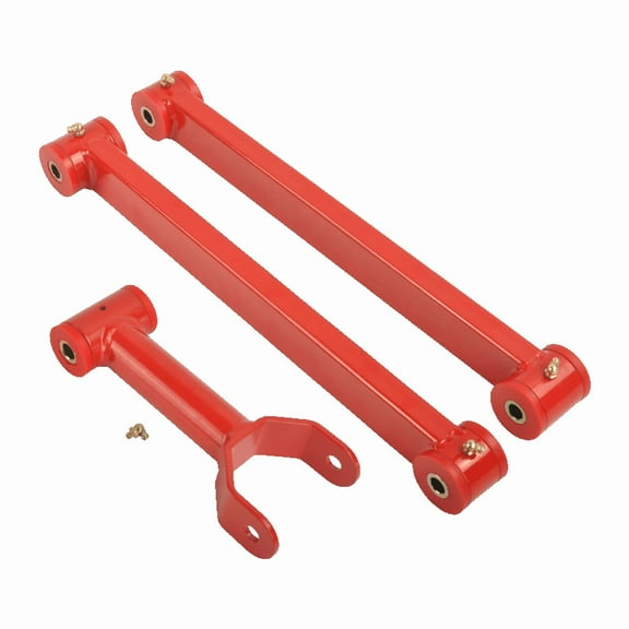 Rear Lower Upper Control Arms for 2005-2010 Ford Mustang 2-Door Non-Adjustable