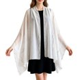 thumbnail image 3 of Yifymode Lace Floral Shawls and Wraps for Women Evening Wedding | Dresses Formal Bridal Shawl Scarf Head Scarf, 3 of 6