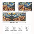 thumbnail image 2 of Yayeee Pillowcase Standard Size Set of 2 Satin Wrinkle Resistant Pillow Case, Starry Pizza, 2 of 8