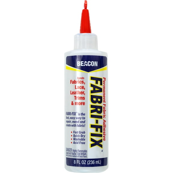 Beacon Fabri-Fix Permanent Fabric Adhesive-8oz