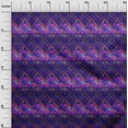 thumbnail image 3 of oneOone Cotton Cambric Royal Blue Fabric African Aztech Craft Projects Decor Fabric Printed By The Yard 56 Inch Wide, 3 of 4