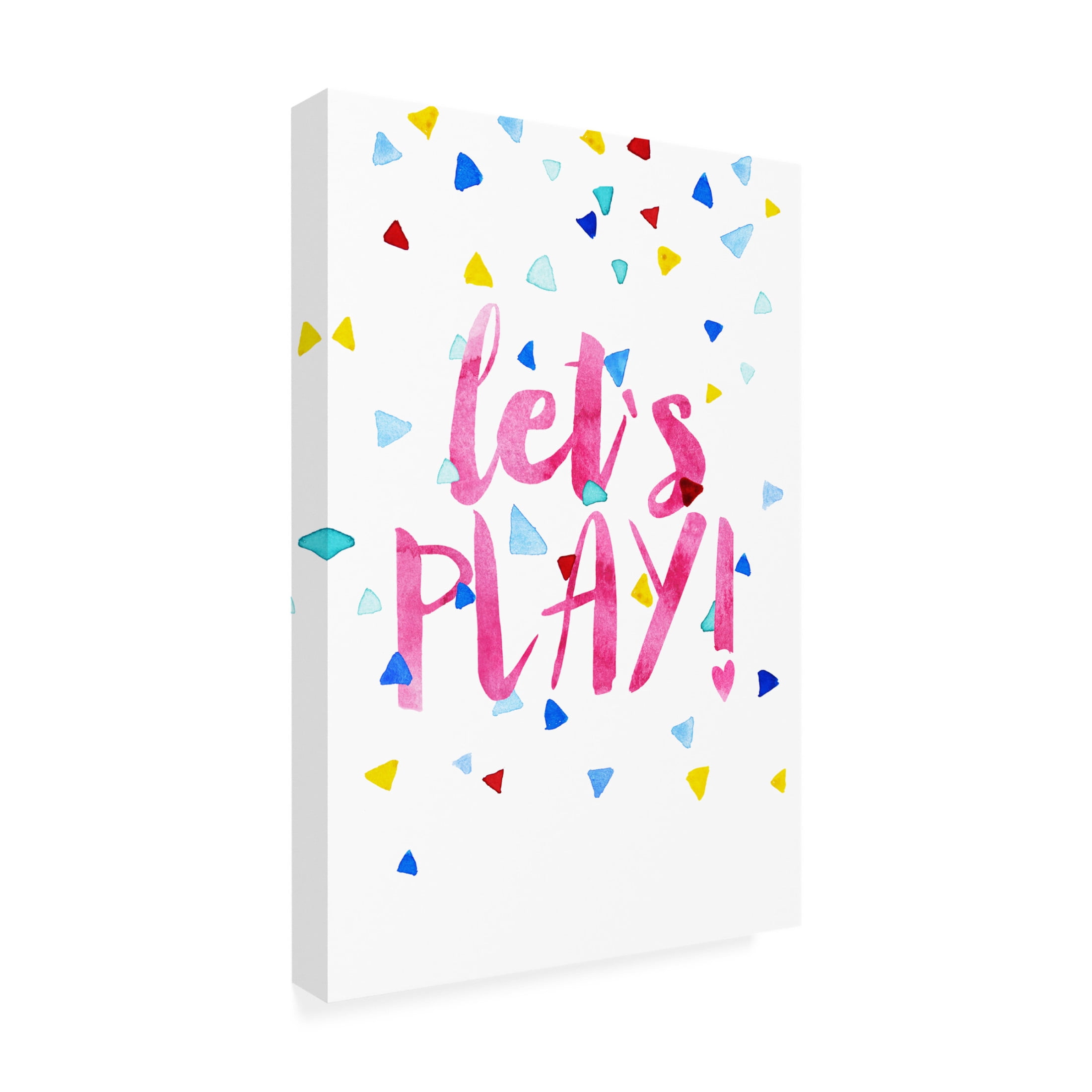 Canvas Wall Art - Treechild 'Let`s Play!' Wall Art for Living Room, Bedroom, or Office D?cor by Trademark Fine Art - 16 x 24 Inches
