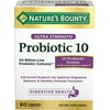 4 Pack - Nature's Bounty Ultra Probiotic 10, 60 Capsules Each