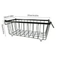 thumbnail image 5 of 5 Pack Freezer Organizers Stackable Bins Refrigerator Storage Basket Wire Drink Organizer Metal Texture for Meat Fish, 5 of 17