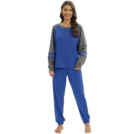 

Women s Pajama Set Long Sleeve Sleepwear Soft Loungewear Sets Pajamas Top and Pants Pajama Sets for Women Soft Long Sleeves and Long Pants S-XXL