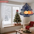 thumbnail image 3 of Stylish Metal Hanging Christmas Tree Wind Spinner - Festive Design with Concentric Circles Perfect for Garden & Yard Decor, 3 of 7