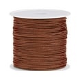thumbnail image 1 of Unique Bargains Nylon Cord DIY Making Satin String Craft Wire with Plastic Spool 147ft, Brown, 1 of 4