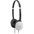 thumbnail image 1 of JVC Auriculares planos y plegables, color blanco, planos, en la oreja, con enchufe delgado para teléfono chapado en oro de 3,94 pies HAS160W, 1 of 5