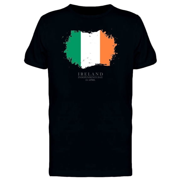 Ireland Independence Grunge Flag Tee Men's -Image by Shutterstock