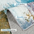 thumbnail image 3 of Dwelke Washable Area Rugs Non-Slip Modern Abstract Soft for Living Room Entryway Bedroom,Blue 5x7ft, 3 of 7