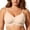 Complexion, variant on Women Wireless Bra Lace Thong Set Bowknot Detail Naked-Feel Comfort Seamless Fit Daily Date Wear Pink 34 (M)